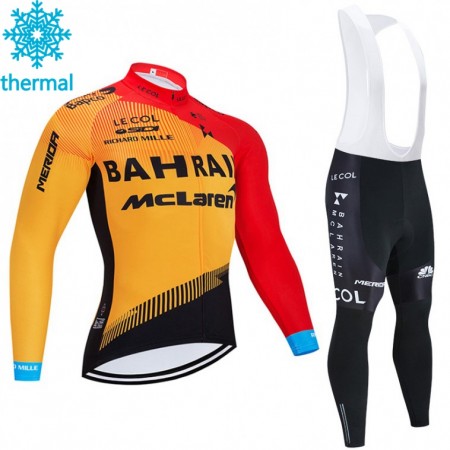 Maglia 2020 Team Bahrain McLaren Winter Invernale N001 Maglia 2020 Team Bahrain McLaren Winter Invernale N001